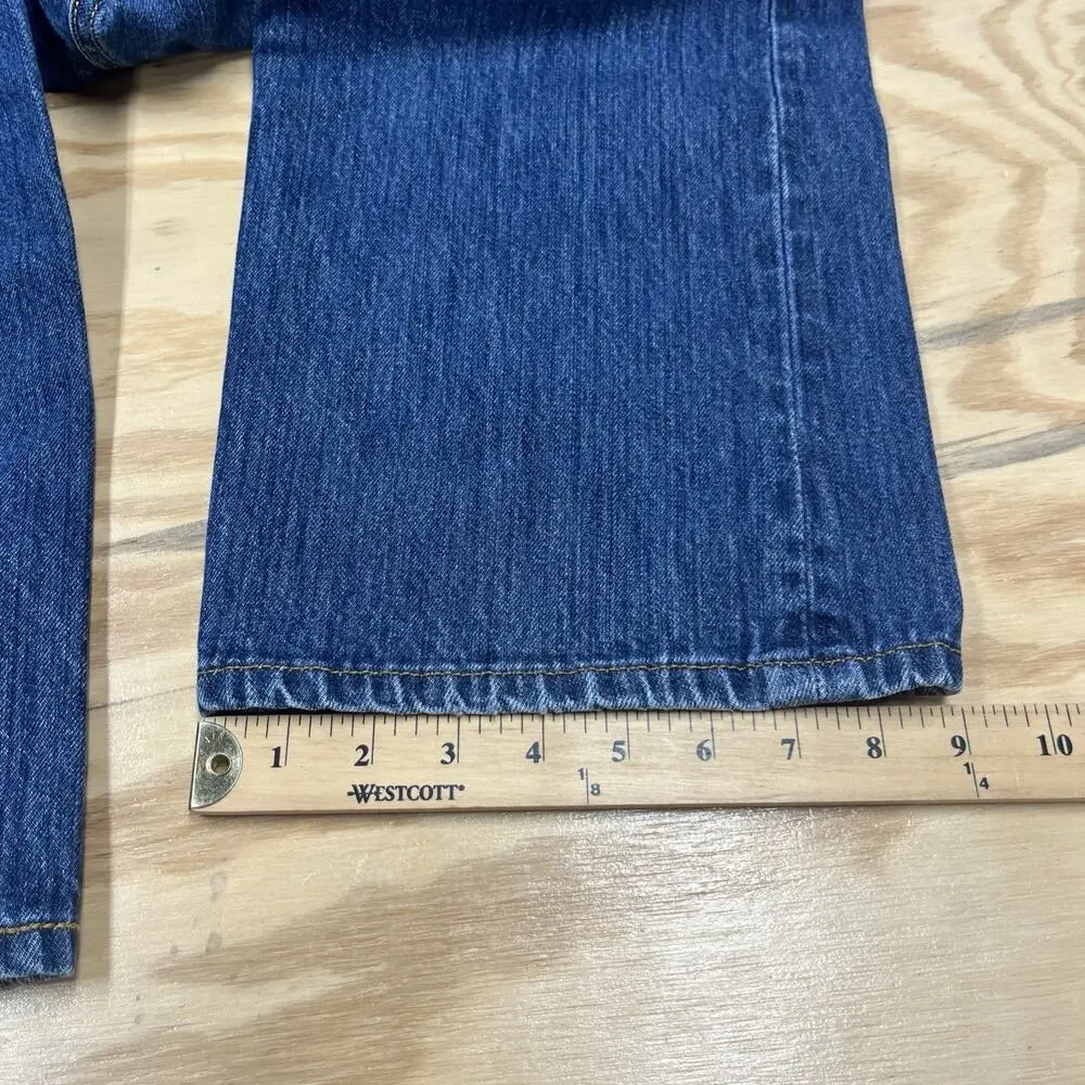 Levis Jeans 501 Original Button Fly Straight Leg Denim Mens 40X34 (38X33)